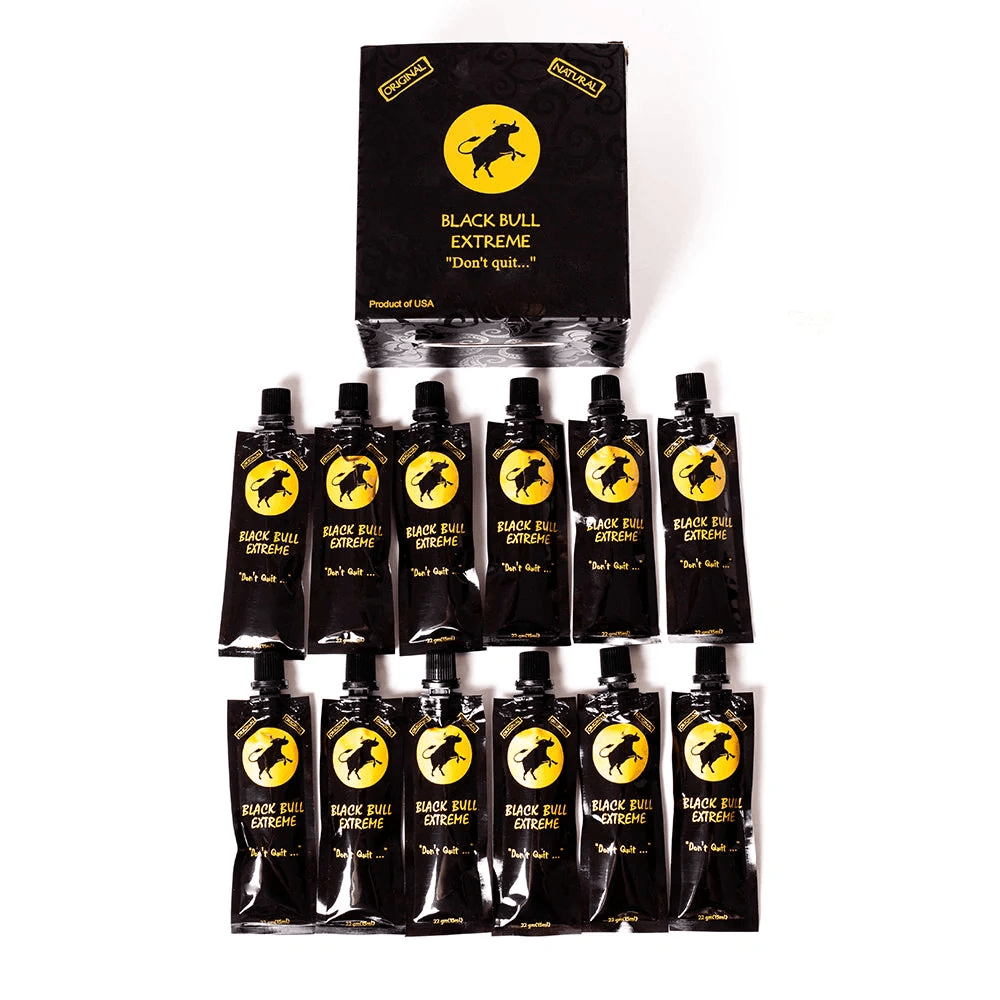 Black Bull Extreme Pack of 12 Sachets - Purchasevapes