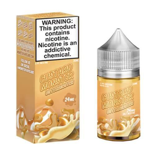 Custard Monster Salt 30ml E-Juice | Jam Monster Salt - Purchasevapes