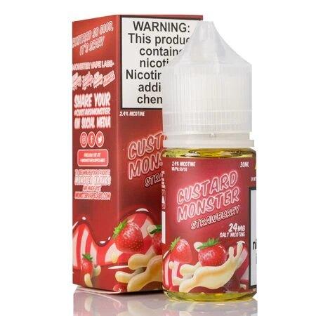 Custard Monster Salt 30ml E-Juice | Jam Monster Salt - Purchasevapes