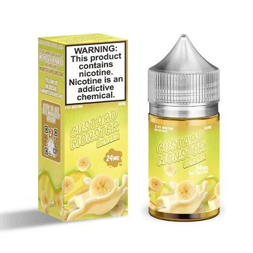 Custard Monster Salt 30ml E-Juice | Jam Monster Salt - Purchasevapes