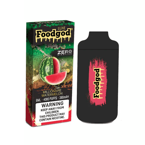 Foodgod ZERO 0% Luxe Disposable Vape Pod 1PC | Foodgod Disposable Device - Purchasevapes