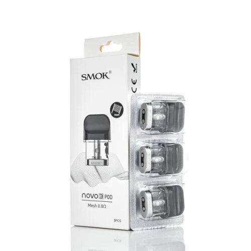 SMOK NOVO 3 Replacement Pod Cartridge 3PK | SMOK Replacement Pod - Purchasevapes