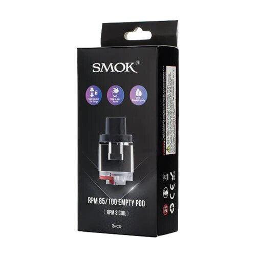 SMOK RPM 85 Empty Pod Cartridge 3PK | SMOK Replacement Pod - Purchasevapes