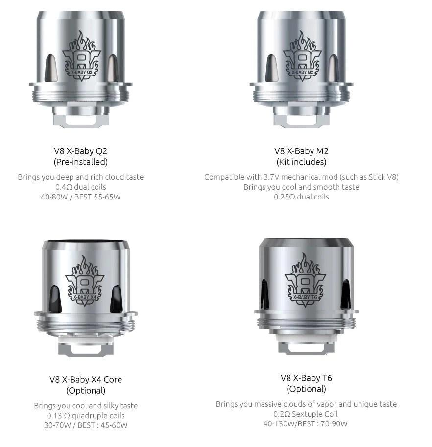 SMOK TFV8 X-Baby Replacement Coil 3PK | SMOK Replacement Coils - Purchasevapes