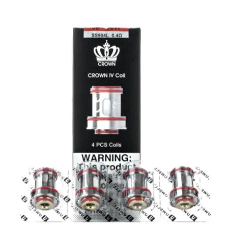 Uwell Crown 4 Replacement Coils 4PK | Uwell Replacement Coil - Purchasevapes